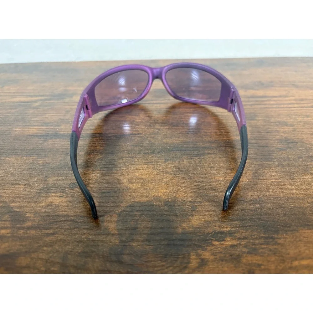 Panama Jack Purple Wrap Sunglasses Sport Shield Y2K Ventilated Frame 11611
